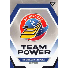 HC Vítkovice Ridera - 2021-22 SportZoo Tipsport ELH Team Power No.29