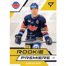 Koláček Josef - 2022-23 SportZoo Tipsport ELH Rookie Premiere No.3