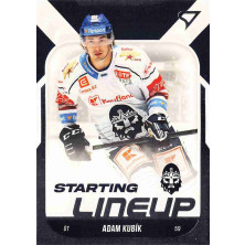 Kubík Adam - 2022-23 SportZoo Tipsport ELH Starting LineUP No.82