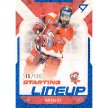 Knotek Jan - 2022-23 SportZoo Tipsport ELH Starting LineUP Blue No.59