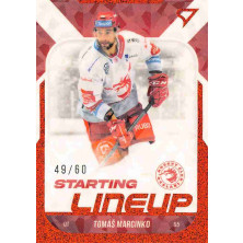 Marcinko Tomáš - 2022-23 SportZoo Tipsport ELH Starting LineUP Red No.5