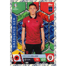 Asllani Kristjan - 2024-25 Topps Match Attax UEFA EURO No.ALB9