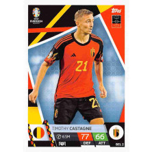 Castagne Timothy - 2024-25 Topps Match Attax UEFA EURO No.BEL2