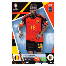 Onana Amadou - 2024-25 Topps Match Attax UEFA EURO No.BEL8