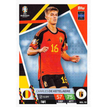 De Ketelaere Charles - 2024-25 Topps Match Attax UEFA EURO No.BEL10