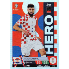 Gvardiol Joško - 2024-25 Topps Match Attax UEFA EURO No.CRO4