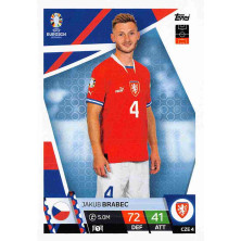 Brabec Jakub - 2024-25 Topps Match Attax UEFA EURO No.CZE4
