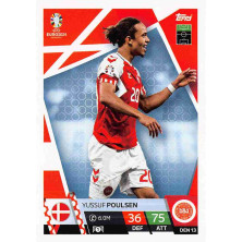 Poulsen Yussuf - 2024-25 Topps Match Attax UEFA EURO No.DEN13