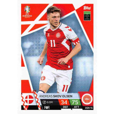 Olsen Andreas Skov - 2024-25 Topps Match Attax UEFA EURO No.DEN15