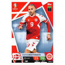 Braithwaite Martin - 2024-25 Topps Match Attax UEFA EURO No.DEN17