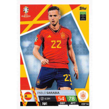 Sarabia Pablo - 2024-25 Topps Match Attax UEFA EURO No.ESP14