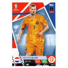 de Ligt Matthijs - 2024-25 Topps Match Attax UEFA EURO No.NED6