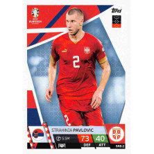 Pavlović Strahinja - 2024-25 Topps Match Attax UEFA EURO No.SRB2