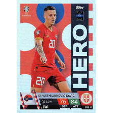 Milinković-Savić Sergej - 2024-25 Topps Match Attax UEFA EURO No.SRB11