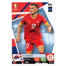 Kostić Filip - 2024-25 Topps Match Attax UEFA EURO No.SRB12