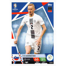 Karničnik Žan - 2024-25 Topps Match Attax UEFA EURO No.SVN4