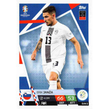 Janža Erik - 2024-25 Topps Match Attax UEFA EURO No.SVN5