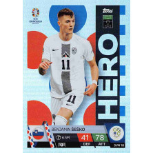 Šeško Benjamin - 2024-25 Topps Match Attax UEFA EURO No.SVN18