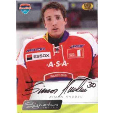 Hrubec Šimon - 2010-11 OFS Signature Limited No.27