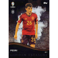 Pedri - 2024-25 Topps Match Attax UEFA EURO Golden Treasure No.GT7
