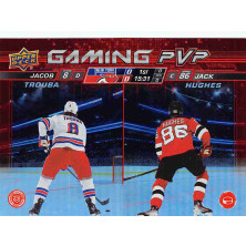 Trouba Jacob, Hughes Jack - 2024-25 Upper Deck Gaming PVP No.GPVP7