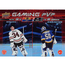 Mrázek Petr, Binnongton Jordan - 2024-25 Upper Deck Gaming PVP No.GPVP17