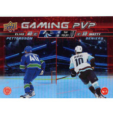 Pettersson Elias, Beniers Matty - 2024-25 Upper Deck Gaming PVP No.GPVP22