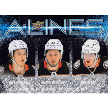 Zegras Trevor, McTavish Mason, Terry Troy - 2024-25 Upper Deck A-Lines No.AL1