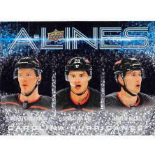 Svechnikov Andrei, Aho Sebastian, Nečas Martin - 2024-25 Upper Deck A-Lines No.AL6