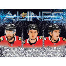 Foligno Nick, Bedard Connor, Kurashev Philipp - 2024-25 Upper Deck A-Lines No.AL7