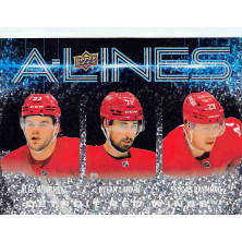 DeBrincat Alex, Larkin Dylan, Raymond Lucas - 2024-25 Upper Deck A-Lines No.AL11