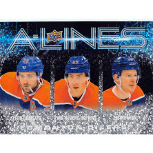 Draisaitl Leon, Nugent-Hopkins Ryan, Hyman Zach - 2024-25 Upper Deck A-Lines No.AL12