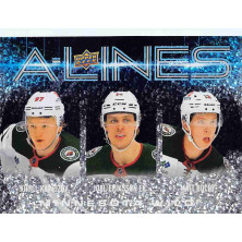 Kaprizov Kirill, Eriksson Ek Joel, Boldy Matt - 2024-25 Upper Deck A-Lines No.AL15