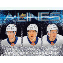 Nelson Brock, Horvat Bo, Barzal Mathew - 2024-25 Upper Deck A-Lines No.AL19