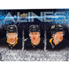 Smith Reilly, Malkin Evgeni, Rakell Rickard - 2024-25 Upper Deck A-Lines No.AL23
