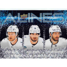 McCann Jared, Beniers Matty, Bjorkstrand Oliver - 2024-25 Upper Deck A-Lines No.AL25