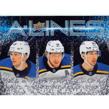 Buchnevich Pavel, Thomas Robert, Kyrou Jordan - 2024-25 Upper Deck A-Lines No.AL26