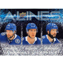 Hagel Brandon, Point Brayden, Kucherov Nikita - 2024-25 Upper Deck A-Lines No.AL27