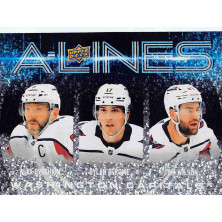 Ovechkin Alex, Strome Dylan, Wilson Tom - 2024-25 Upper Deck A-Lines No.AL31
