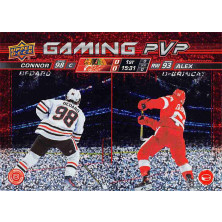 Bedard Connor, DeBrincat Alex - 2024-25 Upper Deck Gaming PVP Speckle No.GPVP5