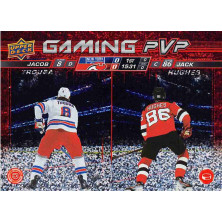 Trouba Jacob, Hughes Jack - 2024-25 Upper Deck Gaming PVP Speckle No.GPVP7
