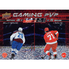 MacKinnon Nathan, Larkin Dylan - 2024-25 Upper Deck Gaming PVP Speckle No.GPVP12