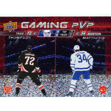 Thompson Tage, Matthews Auston - 2024-25 Upper Deck Gaming PVP Speckle No.GPVP20