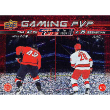 Wilson Tom, Aho Sebastian - 2024-25 Upper Deck Gaming PVP Speckle No.GPVP23
