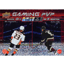 McTavish Mason, Keller Clayton - 2024-25 Upper Deck Gaming PVP Speckle No.GPVP25