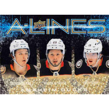 Zegras Trevor, McTavish Mason, Terry Troy - 2024-25 Upper Deck A-Lines Gold No.AL1