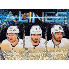 McCann Jared, Beniers Matty, Bjorkstrand Oliver - 2024-25 Upper Deck A-Lines Gold No.AL25