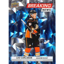 Carlsson Leo - 2024-25 Upper Deck Breaking News No.BN23