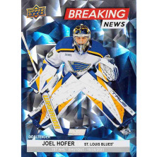 Hofer Joel - 2024-25 Upper Deck Breaking News No.BN24