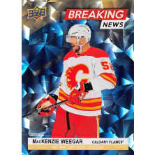 Weegar MacKenzie - 2024-25 Upper Deck Breaking News Gold No.BN14